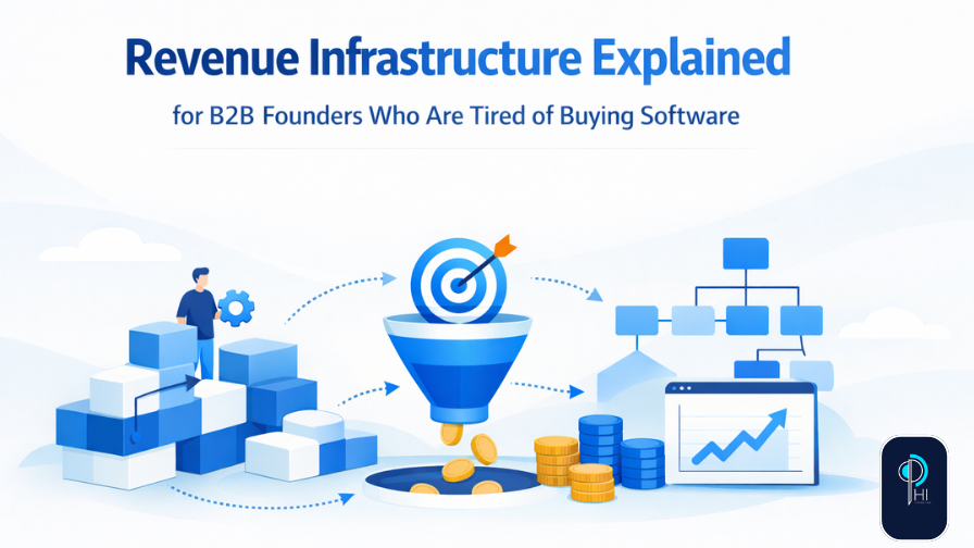 Revenue Infrastructure Explained for B2B Founders Who Are Tired of Buying Software
