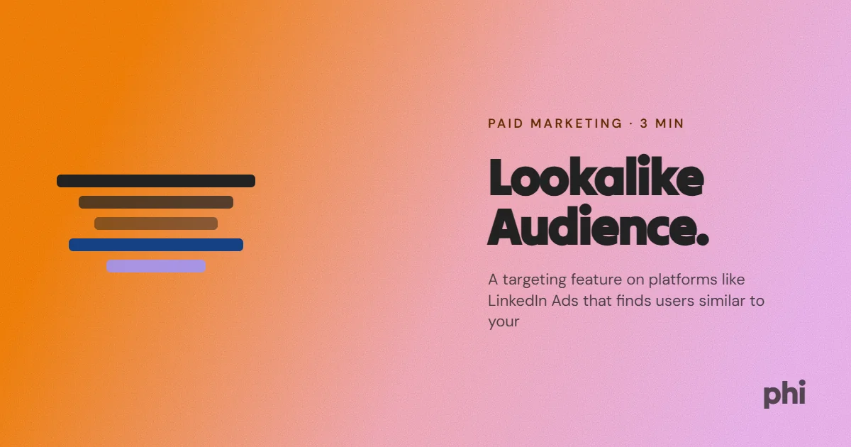 What is Lookalike Audience?