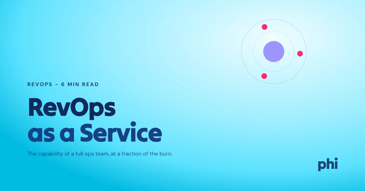 RevOps as a Service for Startups That Can’t Hire a Full Team