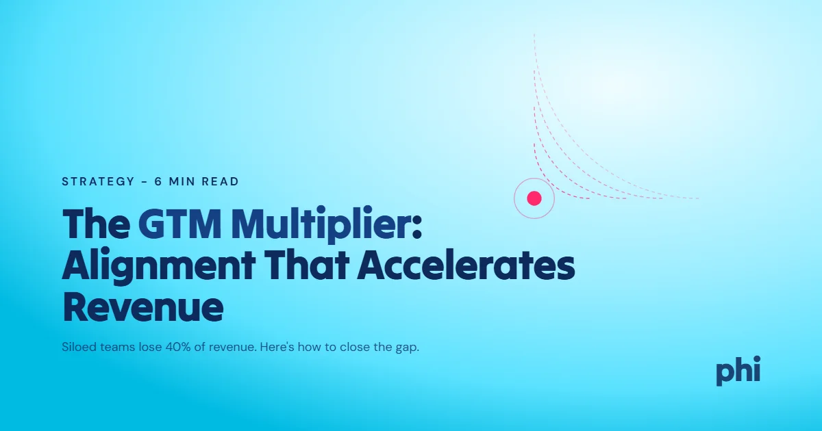 The GTM Multiplier: How Cross-Functional Alignment Accelerates Execution and Revenue