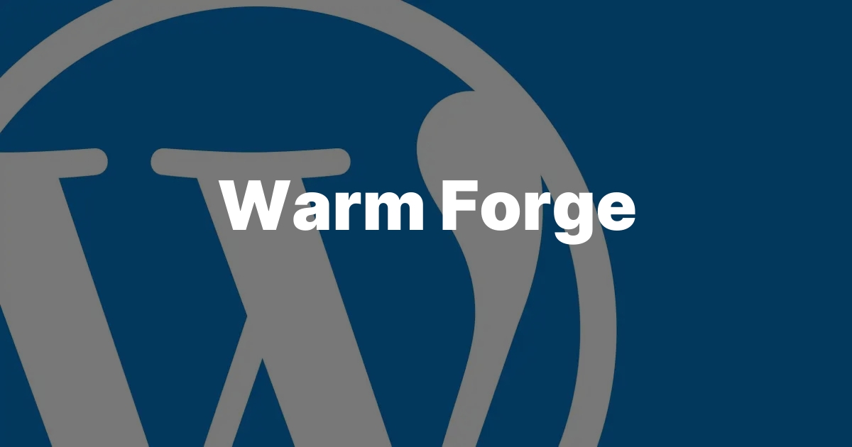 Warmforge logo