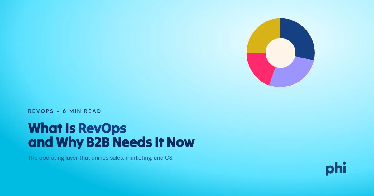 What Is RevOps and Why Every B2B Company Needs It Now